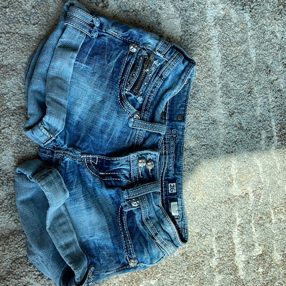 MISS ME jean shorts for sale size26